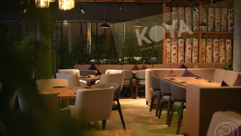 Design of the restaurant Koya Restaurant in Arena Kiev