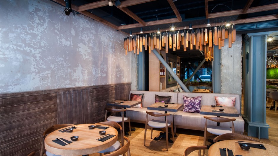 Design of the restaurant Restaurant Murakami, London