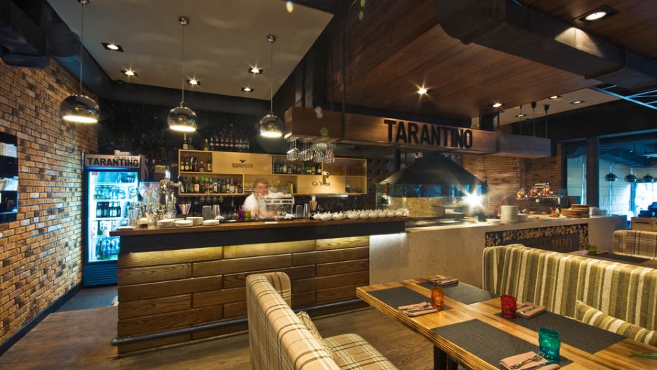 Design of the restaurant Tarantino restaurant, 10, Rusanovskaya Quay Street., Kiev