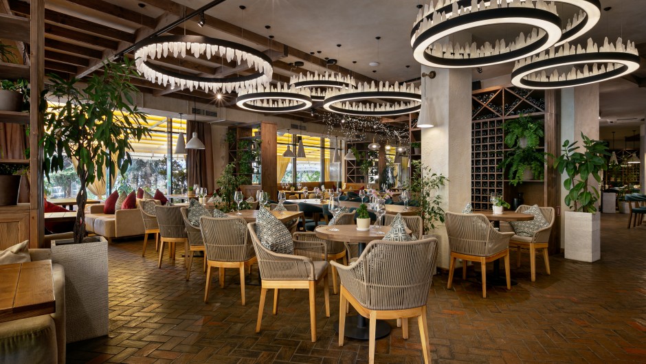 Design of the restaurant La Fontana Restaurant