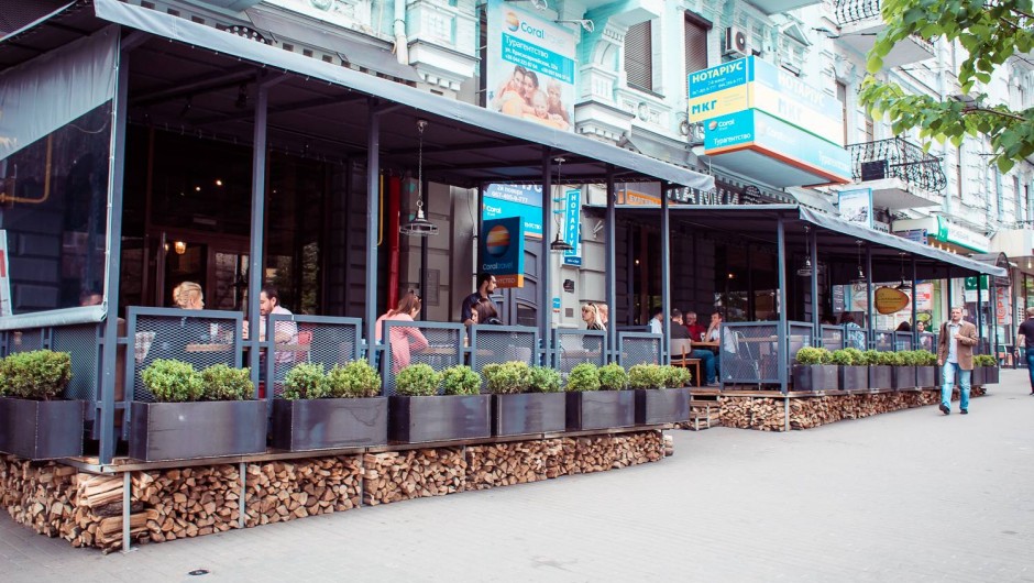Design of the restaurant Lucky Luciano Restaurant, 32, Bolshaya Vasilkovskaya str., Kiev